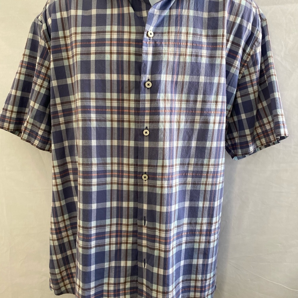 Tommy Bahama Plaid Camp Shirt